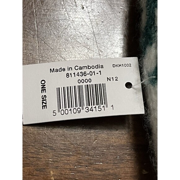 🔥 OLD NAVY Fair Isle Pom Beanie Pastel White/Pink/Yell/Grn OS EUC ! 🔥 - Picture 5 of 5